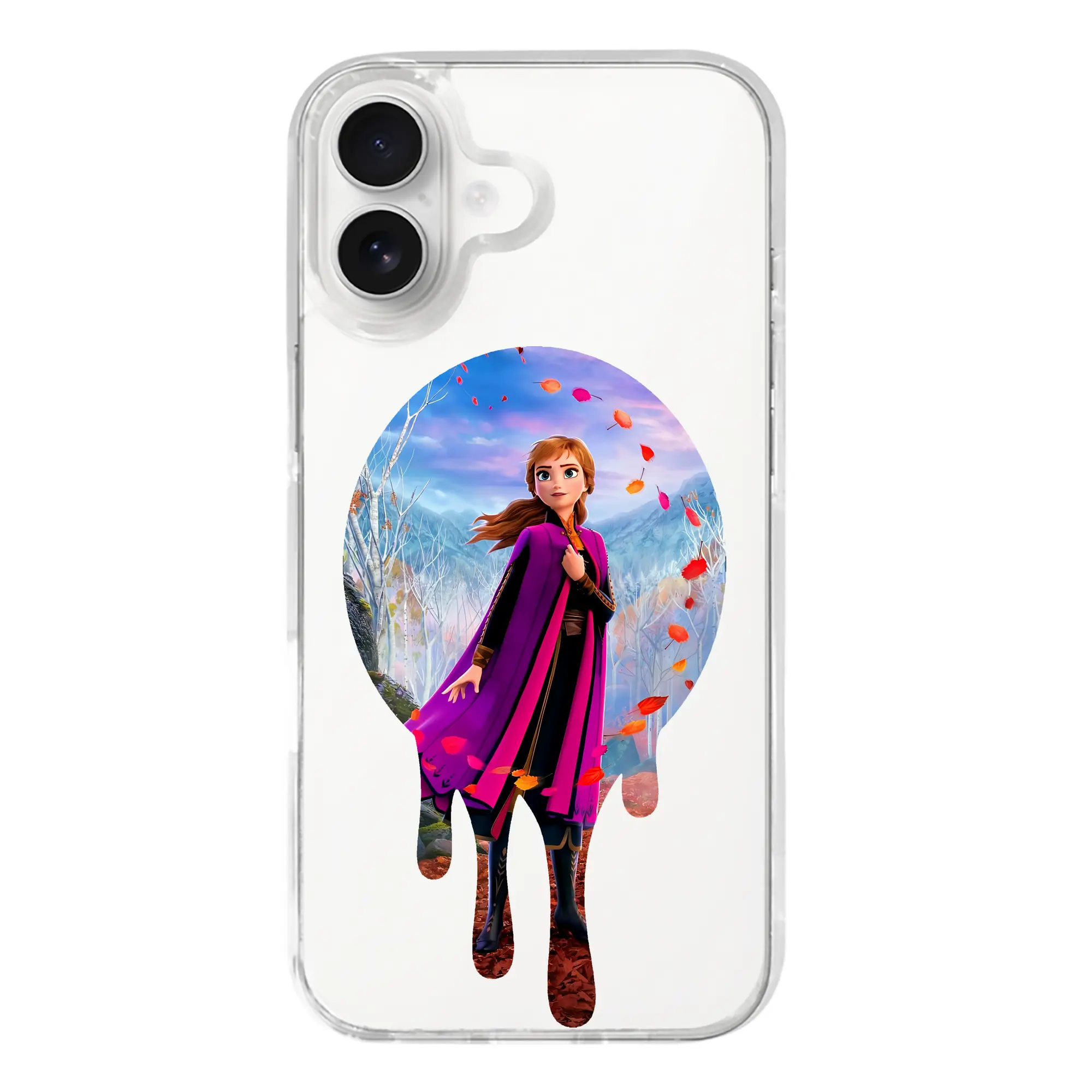 アナと雪の女王(Frozen) グッズ アナ(Anna) - iPhone 17シリーズ 透明スマホケース – 薄型・耐衝撃・精密フィット保護カバー